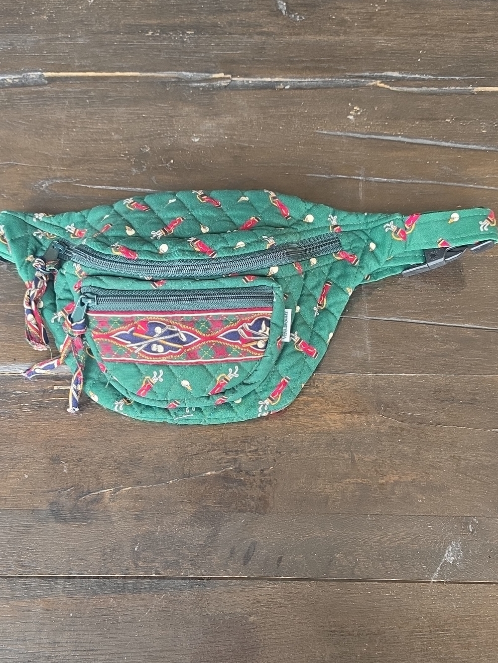 Vera Bradley Green Quilted Crossbody/Fanny Pack Golf Collectible 90s 80s Unique